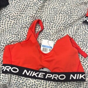 Nike Pro Red Sports Bra